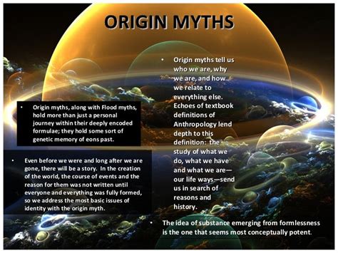 what is a cosmogonic myth.